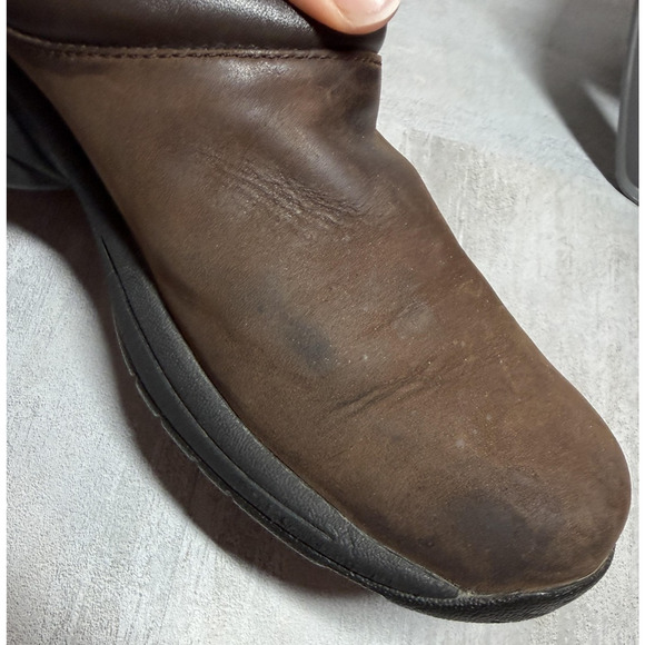 Merrell Shoes Womens Size 9 Brown Jungle Prime Leather Clog Mule Slip On Nubuck - Picture 8 of 12